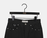 Benon Star Rivet Wide Cotton Pants