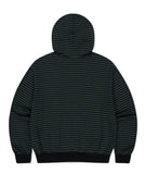 EMPTY STRIPE ZIP UP HOODIE