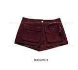 Cori Utility Pocket Wrap Skirt Pants