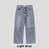 Pura Pintuck Strap Denim Pants