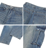 Cardan Washing Cargo Denim Pants
