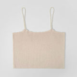 Mesh Sleeveless Bustier Long Sleeve Cardigan Set Knit