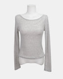 [SET] Anyu Lip Neck Layered Long Sleeve T-Shirt