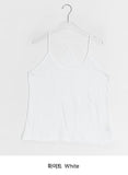 Myohil Slub Layered Sleeveless Bustier