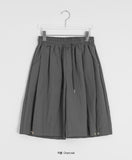 [unisex] Ilkoro Snap Button Nylon Banding Bermuda Pants