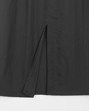 Gelkui nylon string banding slit long skirt