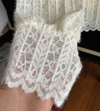 Loave Pearl Lace Brushed Blouse