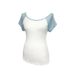 Bunny Raglan One-Shoulder Short Sleeve