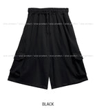 Side Round Pile Bermuda Pants