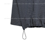 Harper Stripe String Hood