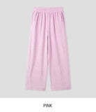 Wrinkle Velour Wide Training Pants