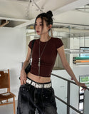 Paw Back Slit Strap Short Sleeve