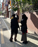 GREEK HIGH NECK TRENCH COAT