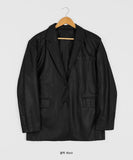 Delti Over Leather Jacket