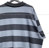 Fadi striped collar short sleeve t-shirt