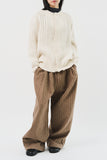 Papa Striped Wool Pants