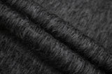 Mohair Leather Collar Wool Coat
