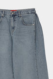 Ethan Snap Wide Denim Pants