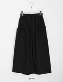 Dinku Banding Ribbon Long Skirt