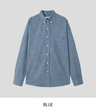 Roin loose fit spring check shirt