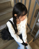Noke Button Tweed Crop Jacket