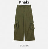 Gane Vintage Washing String Cargo Pants