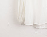 Morton back-slit see-through strap boxy fit long sleeve shirt