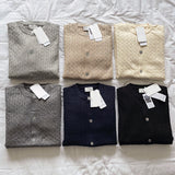Cable Cardigan Round Ver