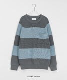 [unisex] Netoy Pocket Stripe Knit