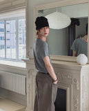 Robed Quad Pocket Wide Cotton Pants