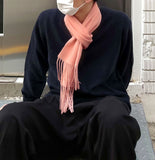 Fade wool muffler
