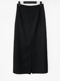 Melan Slit Long Skirt