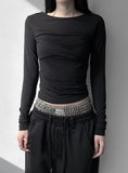 Kitten Wool Twist Bustier Tee