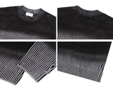 Heren gradient grunge knit