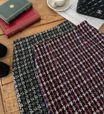 Komare Pearl Tweed H-Line Mini Skirt