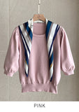 [Scarf set] Bersi Basic Half Knit