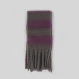 Wool pattern muffler