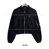 Pud Cotton Cropped Blouson