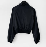 Normn Shirring Nylon Zip-Up