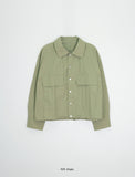 Pinjeton Snap Button Wind Collar Jacket