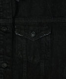 CUT OUT DENIM TRUCKER JACKET