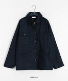 Enquo Suede Over Color Matching Work Jacket