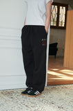 French Stitch Embroidered Sweatpants