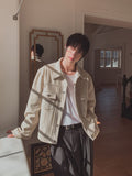 Brook Suede Trucker Jacket