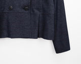 Lowell double-button short jacket