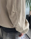 Panel Herringbone Hooded Jumper
