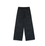 Suji Pin Semi-Flare Denim Pants