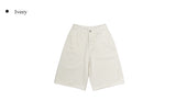 Conce Buckle Back Point Bermuda Cotton Short Pants