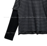 Odd Stripe Layered T-Shirt