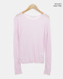 Tenon Tencel layered long-sleeved T-shirt
